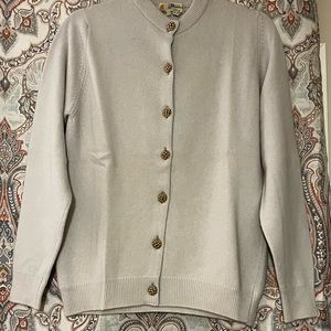 Hawico of Scotland cashmere cardigan sweater